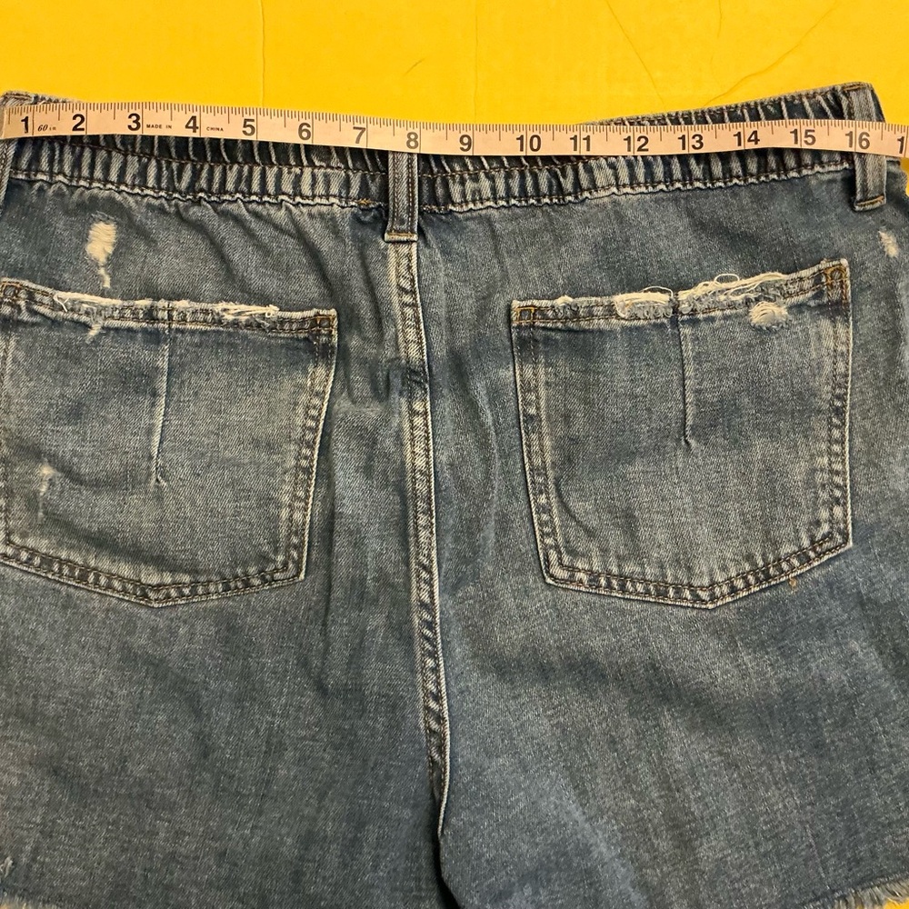Aerie Dream daydream Jean denim shorts sz large - Picture 5 of 6